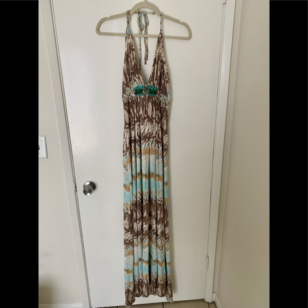 Sky maxi dress